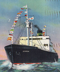 Edna St Vincent Millay arrives on the SS Scanpenn to the US Virgin Islands ~ 1935, By Valerie Sims